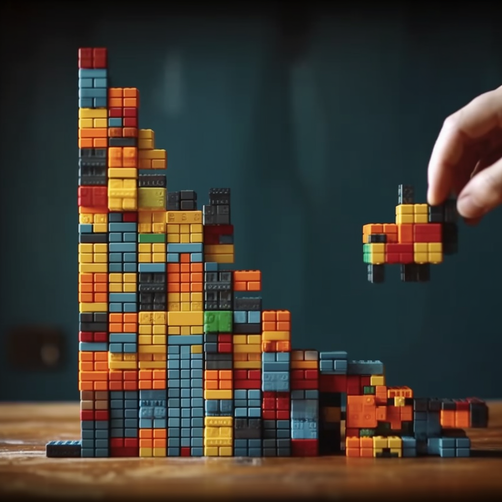 Tetris em Stop-Motion